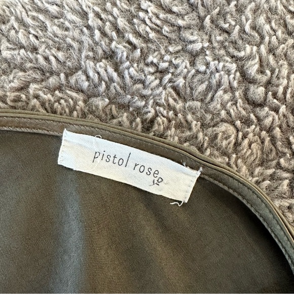 Satin Raw Edge Olive Green Tank Top Size Small - Picture 5 of 6